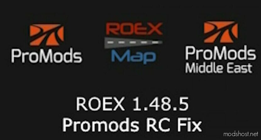 ETS2 ProMods Map Mod: Roex 1.48.5 Promods 2.67 FIX V0.1 (Featured)