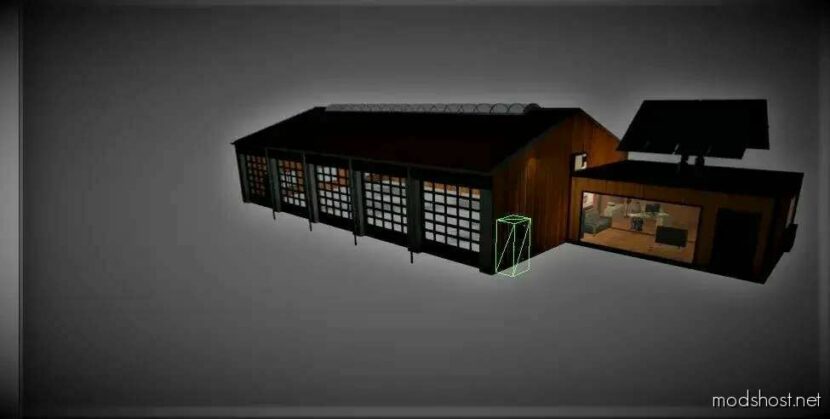 FS22 Placeable Mod: Austria Modding Modern Shed V1.0.2 (Featured)