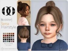 Sims 4 Kid Mod: Sena Hairstyle Toddler (Featured)