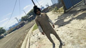 GTA 5 Player Mod: Dickies Khaki Outfit For Franklin (Image #3)