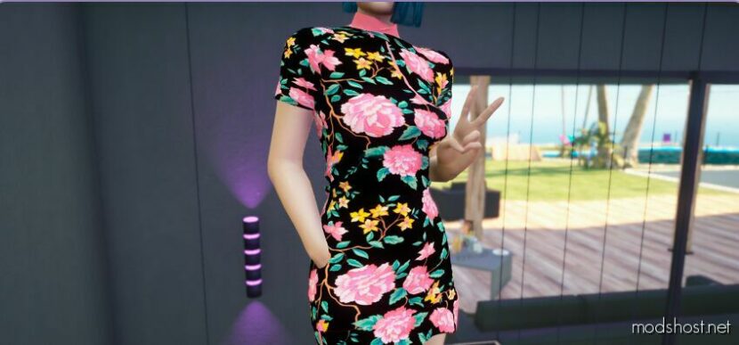 GTA 5 Player Mod: Short Qipao For MP Female (Featured)