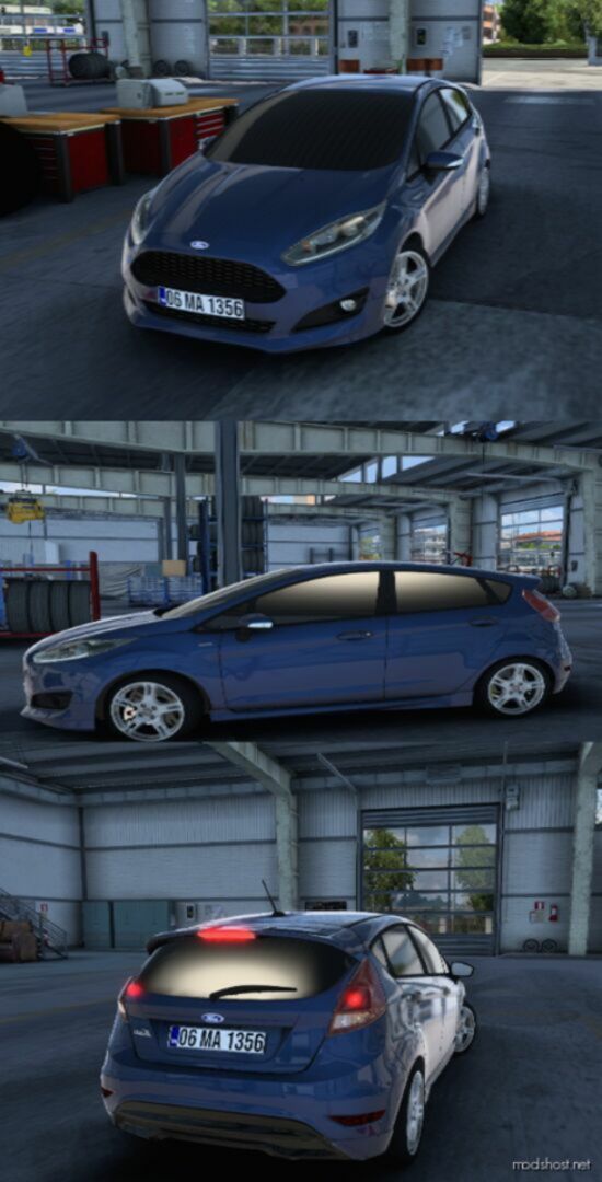 ETS2 Ford Car Mod: Fiesta ST 2012 1.48 (Featured)