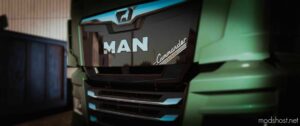 ATS MAN Part Mod: TG3 2020 Commander Front Mask By Gloover V1.2 1.48.5 (Image #2)