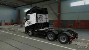 ETS2 Volvo Skin Mod: Alexander 04 Volvo FH 2022 Globetrotter (Image #3)