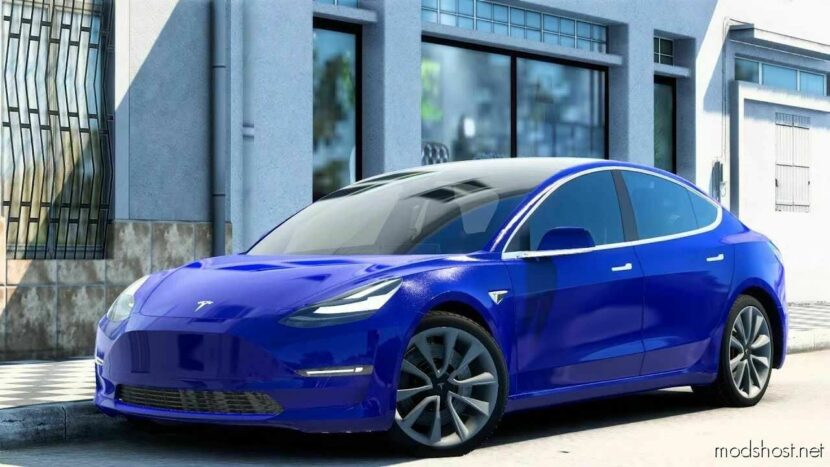 ATS Car Mod: Tesla Model 3 Performance 2018 V1.2 1.48 (Featured)