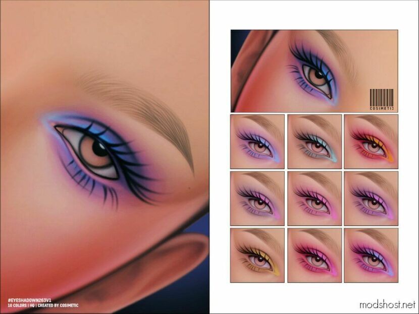 Sims 4 Eyeshadow Makeup Mod: N263 V1 (Featured)