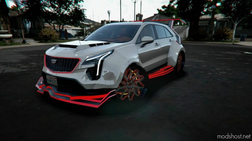 GTA 5 Vehicle Mod: Cadillac XT4 V2 Widebody Add-On / Fivem (Featured)