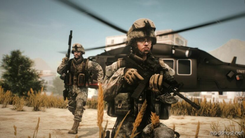 GTA 5 Player Mod: Shadow Company & U.S Army Rangers For Freemode Male SP & Fivem Addon (Featured)