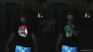 GTA 5 Player Mod: T-Shirt Pack 001 For MP Male (Image #3)