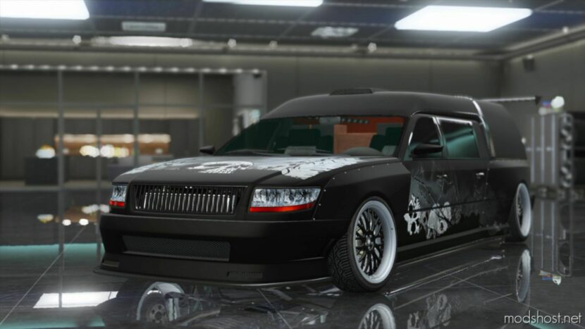 GTA 5 Vehicle Mod: Chariot Romero Hearse Widebody | Add-On | Tuning | Lods | (Featured)