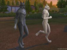 Sims 4 Mod: Digitigrade Werewolves (Override) (Image #4)