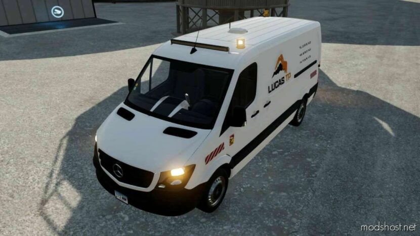 FS22 Mercedes-Benz Vehicle Mod: Sprinter Lucas TP Beta (Featured)