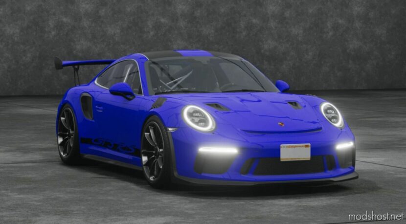 BeamNG Porsche Car Mod: 911 GT3RS 0.30 (Featured)