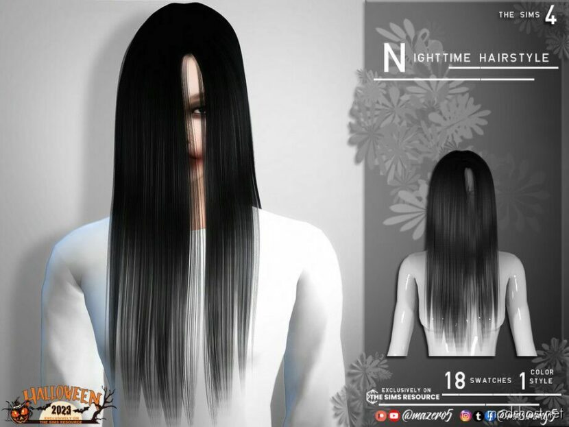 Sims 4 Mod: Nighttime Hairstyle (Featured)