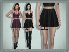 Sims 4 Elder Clothes Mod: Cassidy SET (Featured)