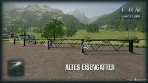 FS22 Placeable Mod: OLD Iron Gate (Image #2)