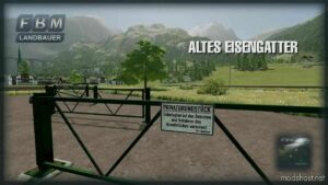 FS22 Placeable Mod: OLD Iron Gate (Image #3)