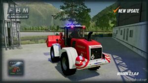 FS22 Forklift Mod: Fire Brigade Wheel Loader V1.1 (Image #2)