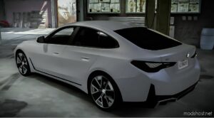 GTA 5 BMW Vehicle Mod: 2022 BMW I4 Gran Coupe Add-On / Unlocked V1.1 (Image #2)