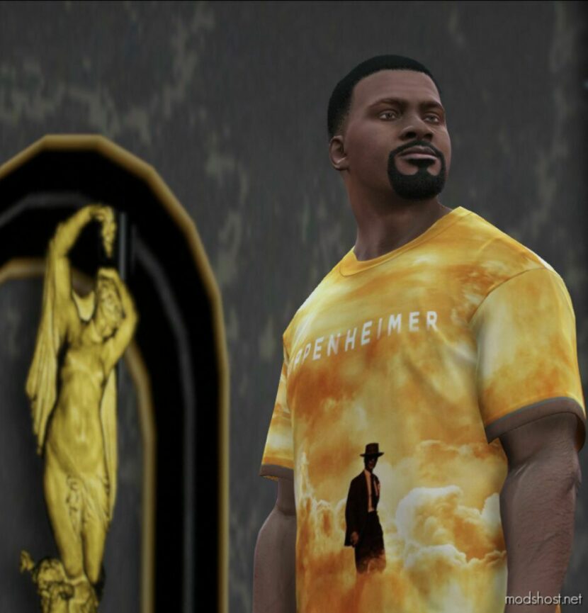 GTA 5 Player Mod: Scarface And Oppenheimer T-Shirts (Featured)