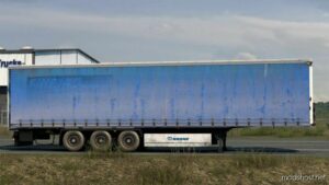 ETS2 Krone Mod: Profiliner Dirty Blue Skin (Image #2)