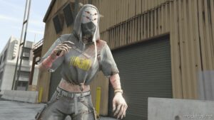 GTA 5 Player Mod: Julie Kostenko From Dead By Daylight – The Legion | Burglar Gear Outfit (Image #5)