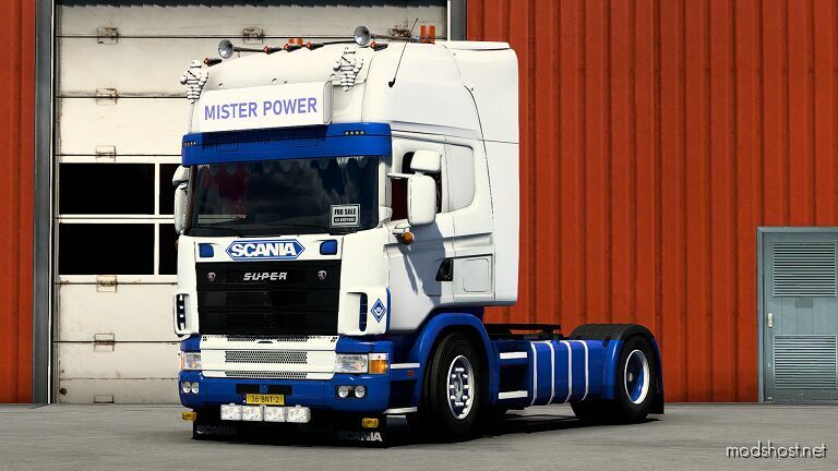 ETS2 Scania Mod: R4 Mister Power Skin 1.48 (Featured)