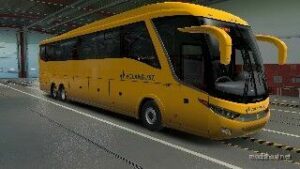 ETS2 Scania Skin Mod: G7 BUS Volánbusz (Yellow) (Image #2)