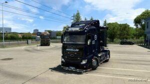 ETS2 Mercedes-Benz Truck Mod: Mercedes Benz Actros 1845 Tjdmods (Featured)