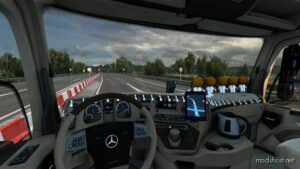 ETS2 Mercedes-Benz Truck Mod: Mercedes Benz Actros 1845 Tjdmods (Image #3)