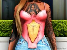 GTA 5 Player Mod: Full Throttle TOP For MP Female (Image #4)