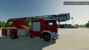 FS22 Mercedes-Benz Truck Mod: Magirus DLK (Image #4)