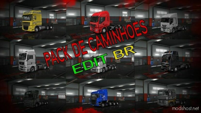 ETS2 Brazil Mod: ian Trucks Pack (Featured)