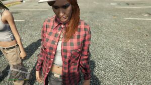 GTA 5 Player Mod: Fixed Female Vagos V3.0 (Image #2)