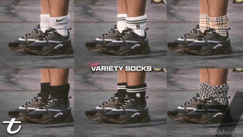 GTA 5 Player Mod: Variety Socks For MP (Featured)