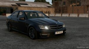 BeamNG Mercedes-Benz Car Mod: Mercedes Benz C63 W204 HQ V1.1 0.30 (Image #2)