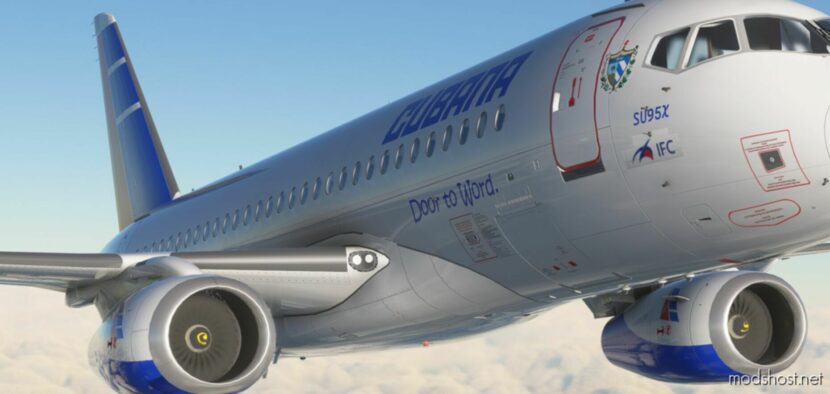 MSFS 2020 Livery Mod: Sukhoi Superjet 100. TO CUBANA (Featured)