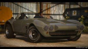 GTA 5 Corvette Vehicle Mod: 1963 Corvette Grand Sport Roadster Add-On | Template | Lods V1.1 (Image #4)