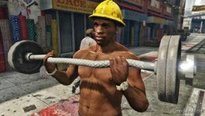 GTA 5 Player Mod: Carl Johnson Classic HD- GTA SA (Remake) V2.0 (Image #3)