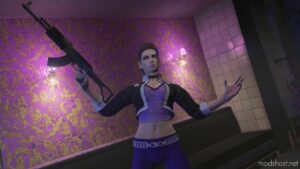 GTA 5 Player Mod: Shaundi From Saints ROW 3 Remastered (HD Model) Add-On PED (Image #5)