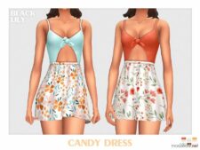 Sims 4 Everyday Clothes Mod: Candy Dress (Featured)