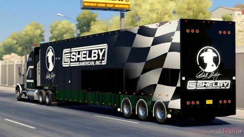 ATS Trailer Mod: 3 Axle Nascar Hauler V1.5 (Featured)