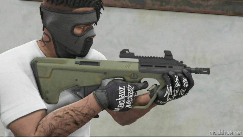 GTA 5 Weapon Mod: MW 2019-AUG Animated (Featured)