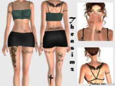 Sims 4 Mod: Cindy Tattoo SET (Featured)