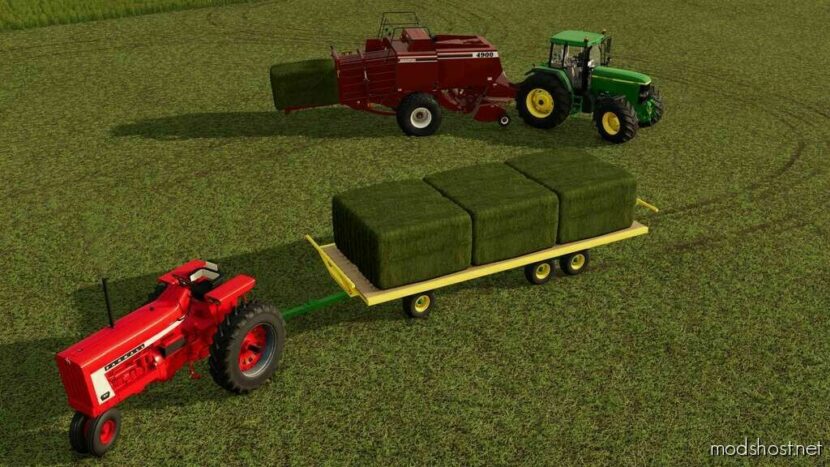 FS22 John Deere Trailer Mod: 1275 Bale Wagons (Featured)