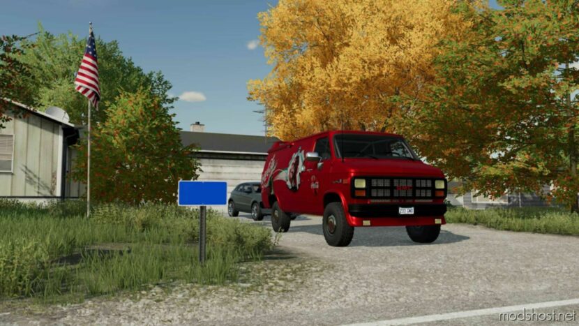 FS22 Car Mod: GMC Vandura 83 Autoload V1.0.0.1 (Featured)