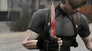 GTA 5 Weapon Mod: Leon Combat Knife – Resident Evil 4 OG – Replace (Image #4)