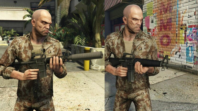 GTA 5 Weapon Mod: AR15 Classics Animated V1.4 (Featured)