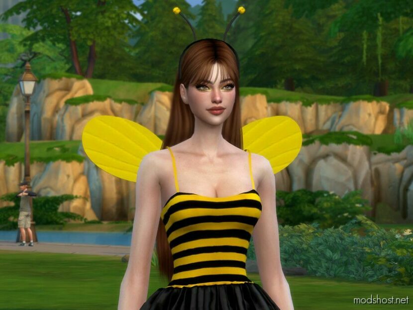 Sims 4 Accessory Mod: BEE Wings (ACC) (Featured)