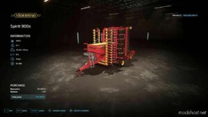 FS22 Seeder Mod: Väderstad Spirit 900S V1.2 (Image #2)